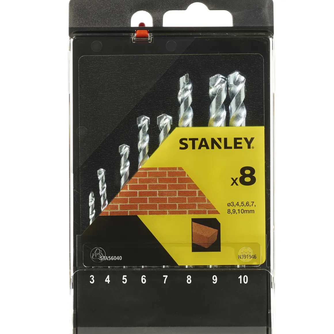 Stanley Betonboor Set Sta56040-Qz – 8 Stuks