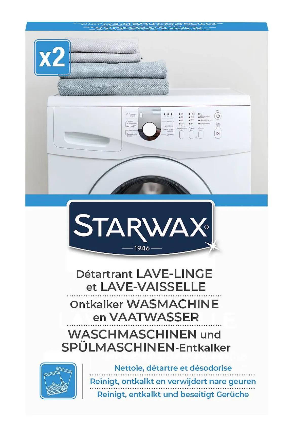 Starwax Reiniger Ontkalker Voor Was-En Vaatwasmachine