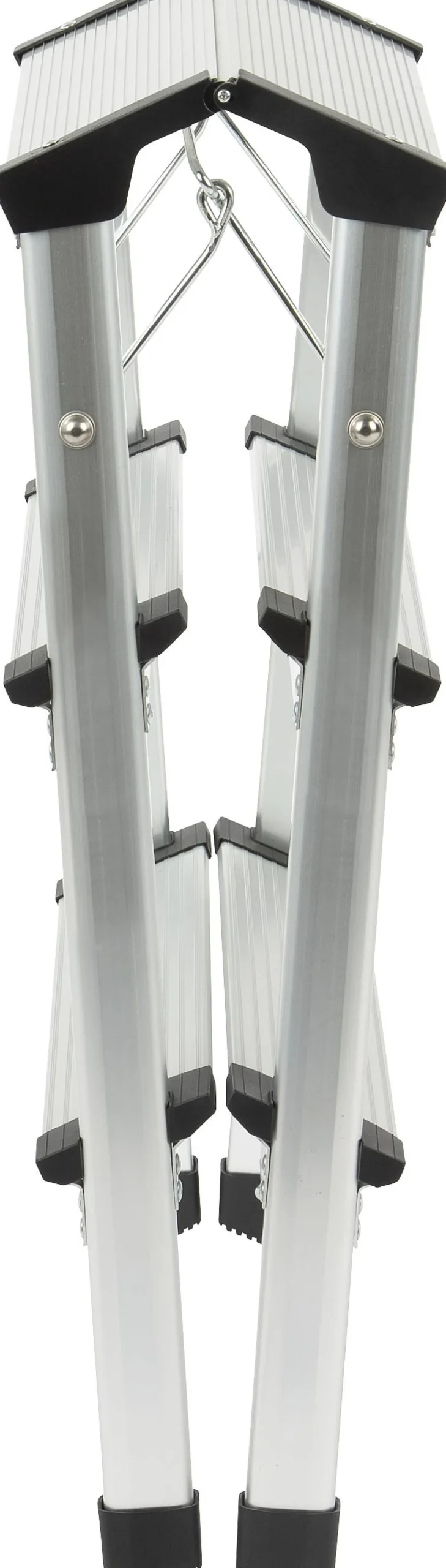 Steppy Huishoudtrap Aluminium Dubbel 3 Treden Platform 31X20 Cm