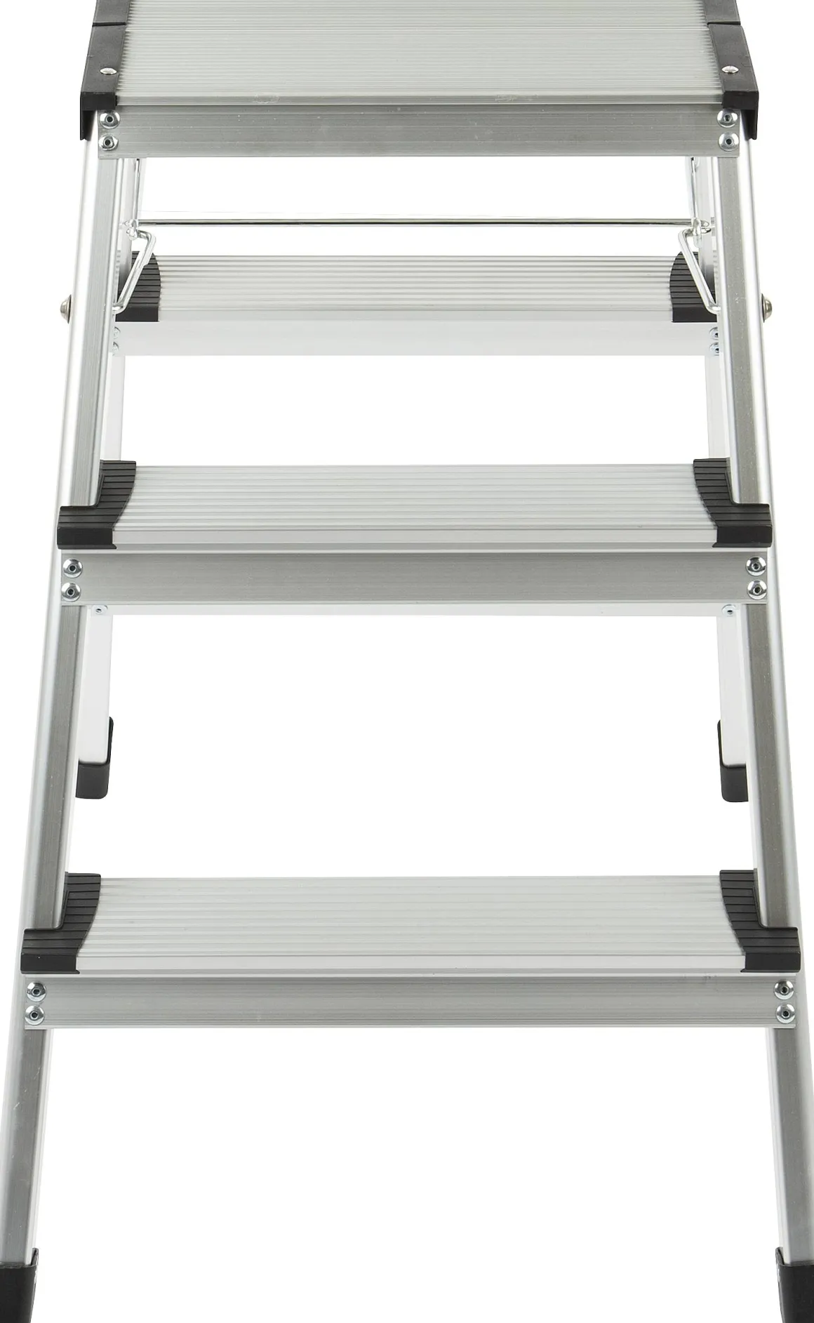 Steppy Huishoudtrap Aluminium Dubbel 3 Treden Platform 31X20 Cm