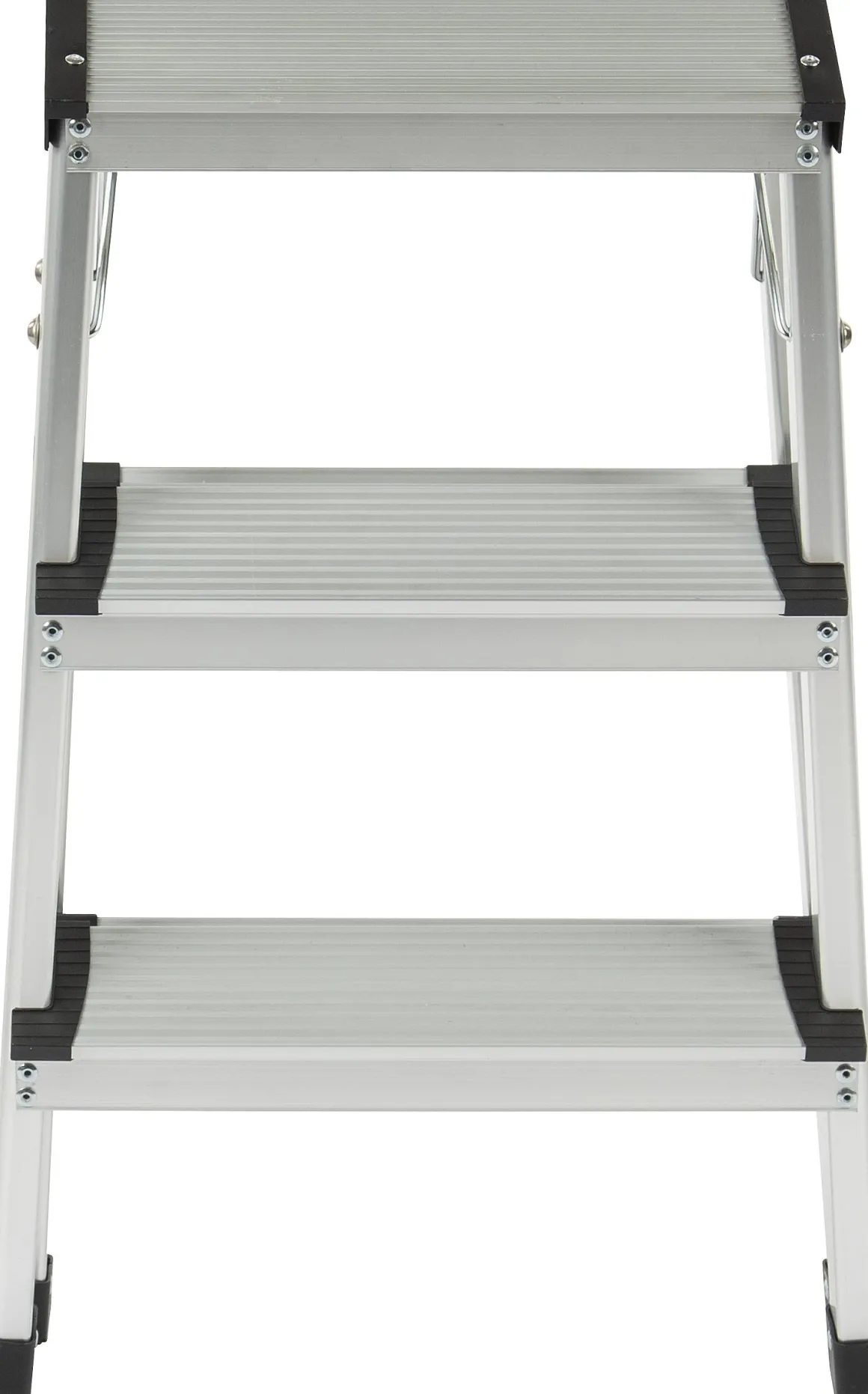 Steppy Huishoudtrap Aluminium Dubbel 3 Treden Platform 31X20 Cm