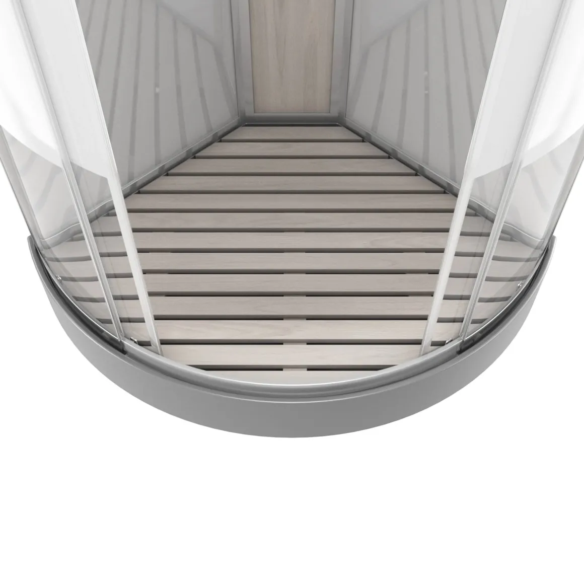 Technische Eigenschappen:85X185X215Cmbenodigde Hoogte Voor Installatie 230Cmmetaalgrijs Gelakte Aluminium Structuuromkeerbare Schuifdeur In 6 Mm Van Gehard Glasachterwand Van Grijs Gehard Glas Van 5 Mmcomposiet Houten Kolom Met Roestvrijstalen Plaatvoorwanden En Zijkanten Met Gematteerde Bandenversterkt Grijs Acryl Dak En Douchebakmagnetische Sluitingsiliconenvrije Montagetoebehoren: Rvs Regendouchekopanti-Kalksteen Multi-Jet Roestvrijstalen Hydromassagepaneelanti-Kalksteen Handdouchepvc-Slang Met Metallic Effectglazen Plankenverchroomd Roestvrijstalen Handvatmechanische Mengkraan90 Mm Afvoer Met Hoog Debietcomposiet Houten Roostergeleverd Met Aansluitslangen