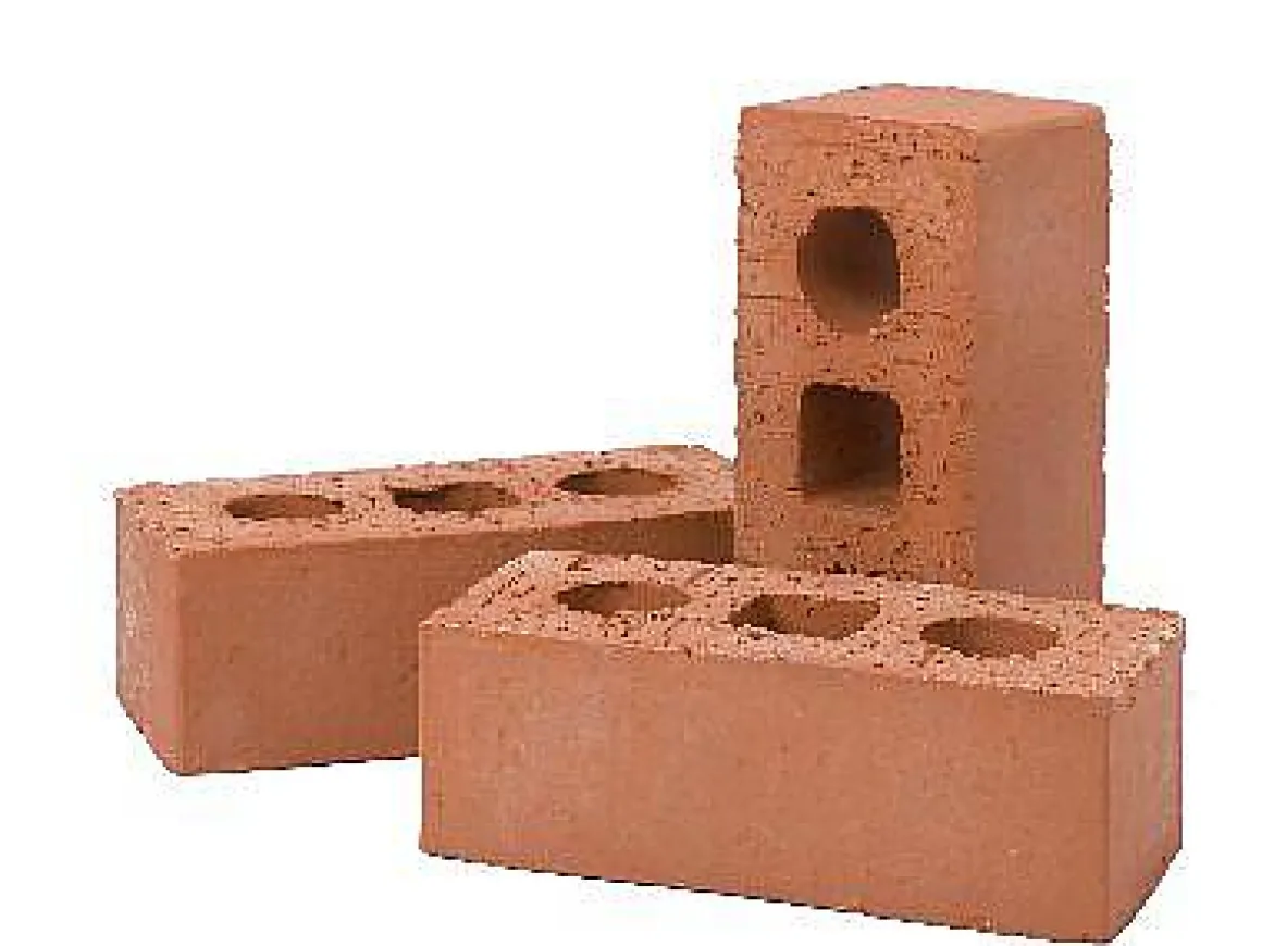 Terca Boeren Rode Baksteen 3 Gaten 18X8X6,5Cm