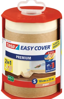 Tesa Afdekfolie Tesa Easy Cover Premium 18Cmx25M 2-In-1