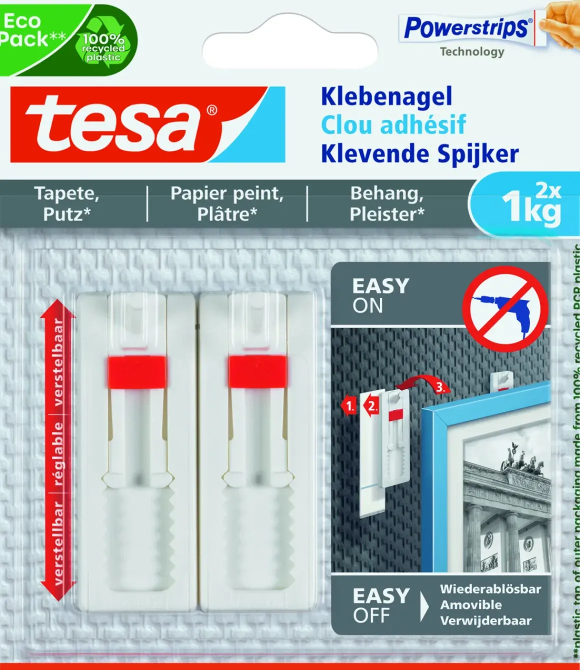 Tesa Powerstrips Poster - 20 Stuks
