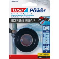 Tesa Reparatietape Extreme Zwart 2.5Mx19Mm