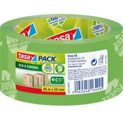 Tesa-Pack Eco & Strong Verpakkingstape Groen 50Mmx66M