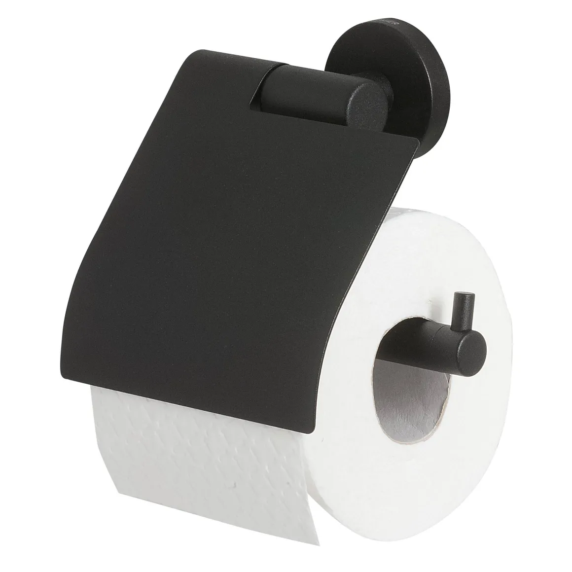 Tiger Accessoireset Boston - Toiletborstel Met Houder Vrijstaand - Toiletrolhouder - Haak – Zwart