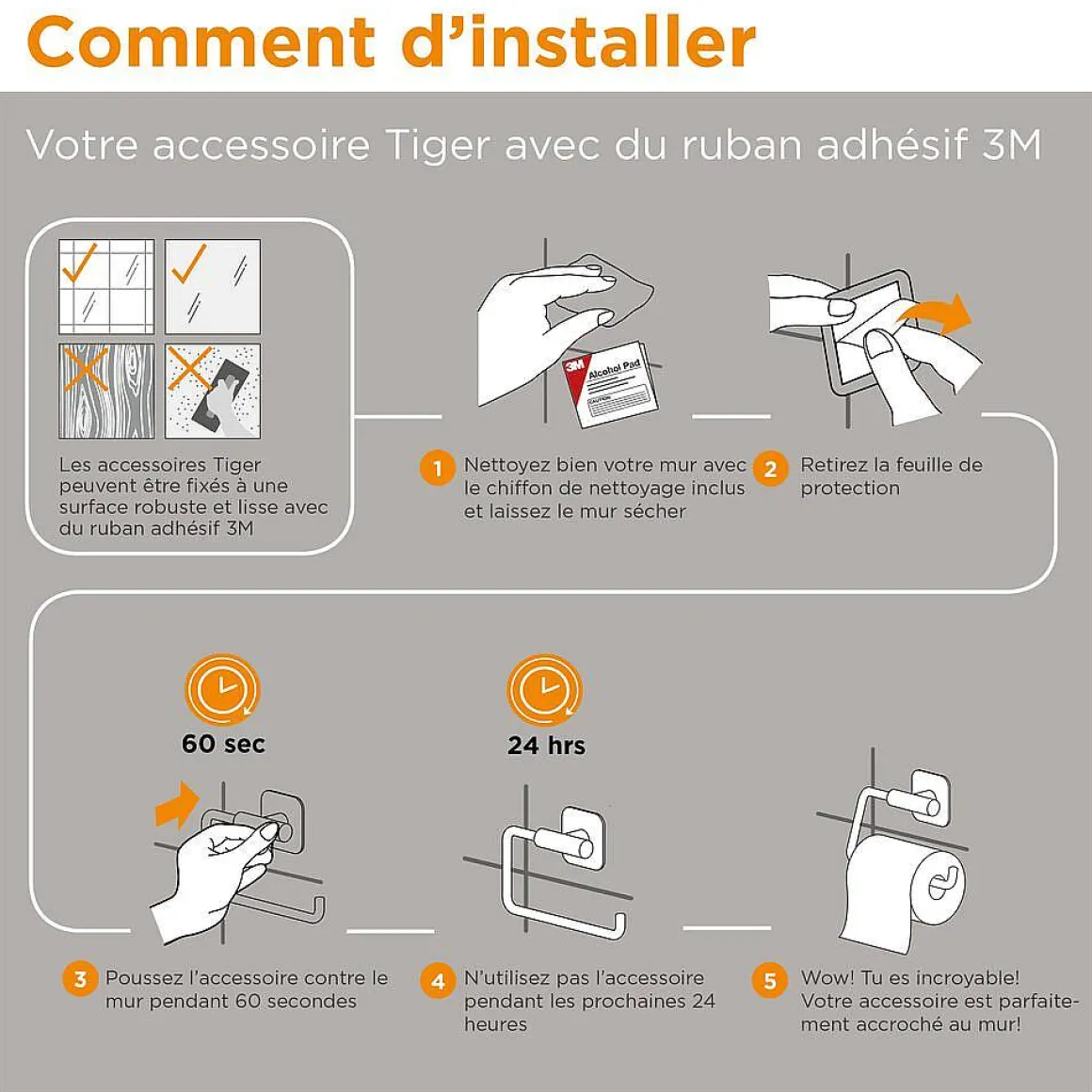 Tiger Toiletrolhouder Tune Metaal Geborsteld Zwart Hangend