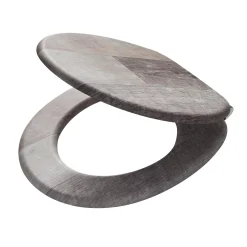 Tiger Toiletzitting Old Wood Comfort Feel Mdf Bruin