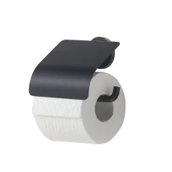 Tiger Urban Toiletrolhouder Met Klep Zwart