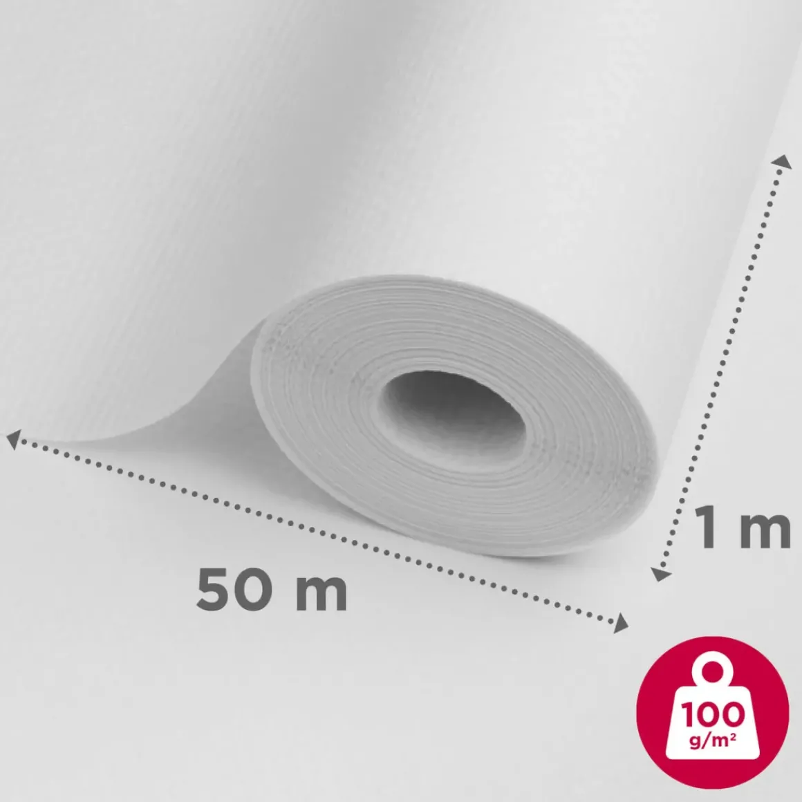 Top Depot Glasweefselbehang Ruit 50M 100Gram