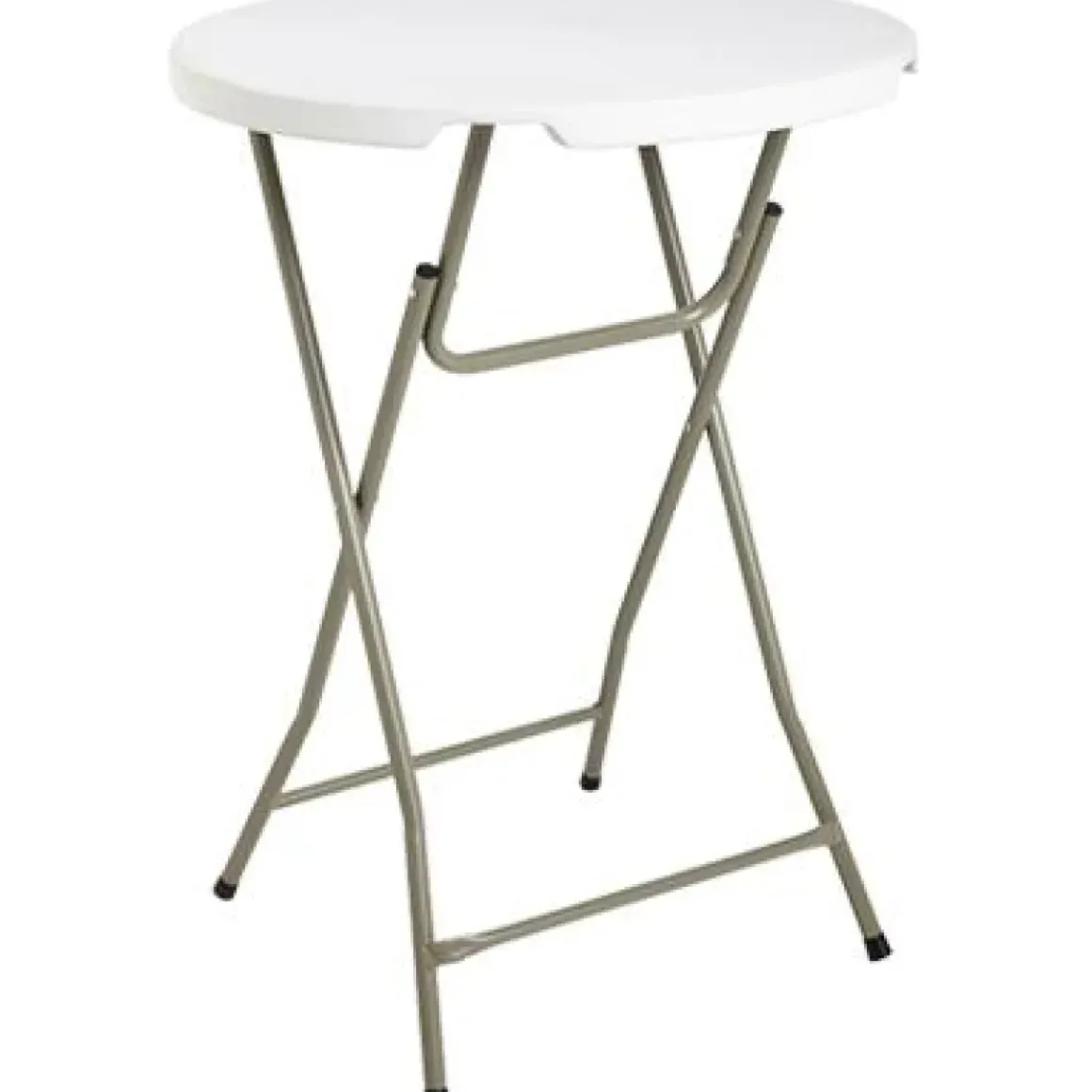 Tuintafel Party Staand Wit O80Cm