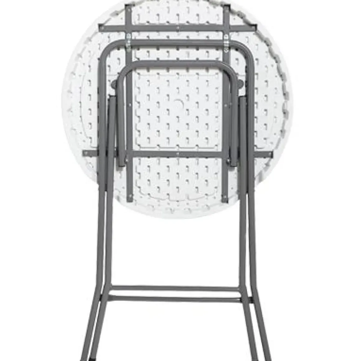 Tuintafel Party Staand Wit O80Cm