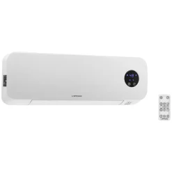 Uniprodo Wandverwarming - Keramisch - 10 - 49 °C - 1000/2000 W - Afstandsbediening - Extra Slank