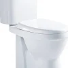Van Marcke Duoblok Toilet X-Joy I Ao Aansluiting I Verhoogd I Quick Release & Soft-Close Toiletzitting I Randloos Toiletpot Wit