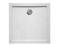 Van Marcke Go Douchebak Helion Vierkant Composiet Wit 80X80X3,5Cm