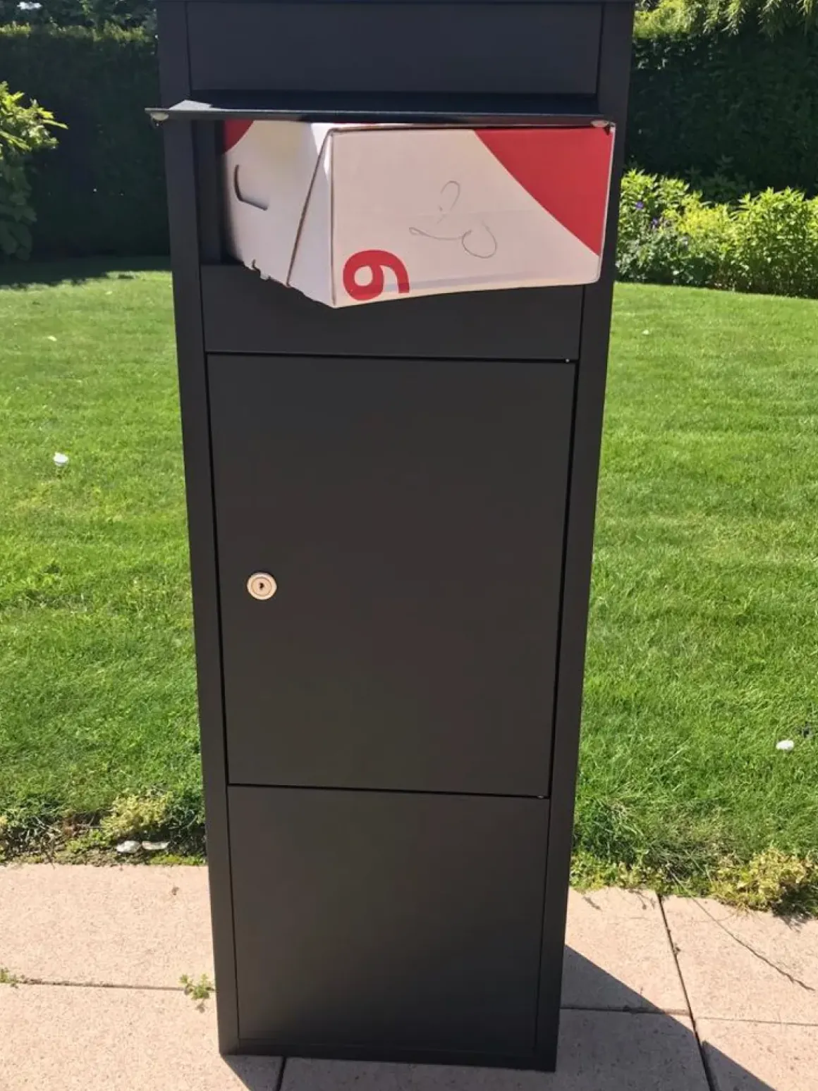 Vasp Parcelbox Munchen Zwart