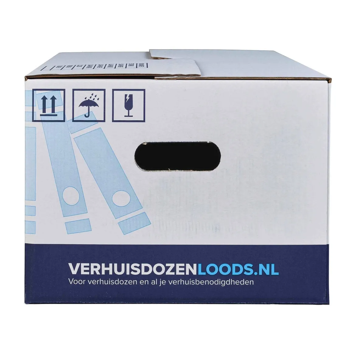 Verhuisservice+ Boekendozen - Zelfsluitend – Extra Sterk - 37L - 5 Stuks