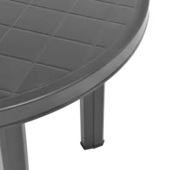 Vidaxl Tuintafel 89 Cm Kunststof Antraciet