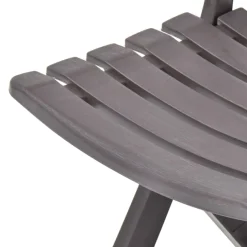 Vidaxl Tuintafel 89 Cm Kunststof Antraciet