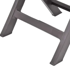 Vidaxl Tuintafel 89 Cm Kunststof Antraciet