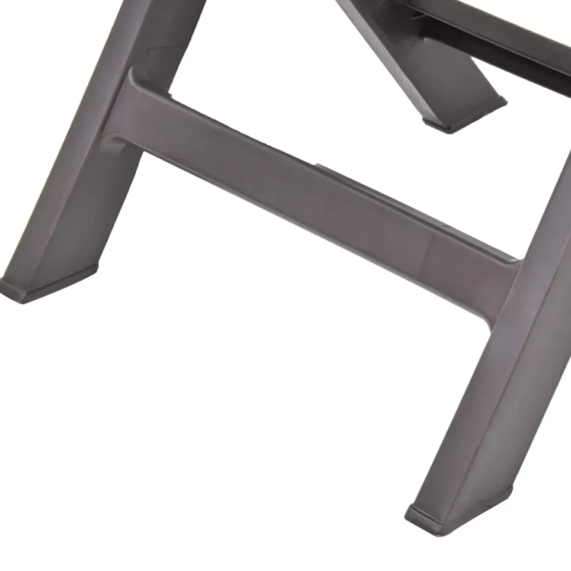Vidaxl Tuintafel 89 Cm Kunststof Antraciet