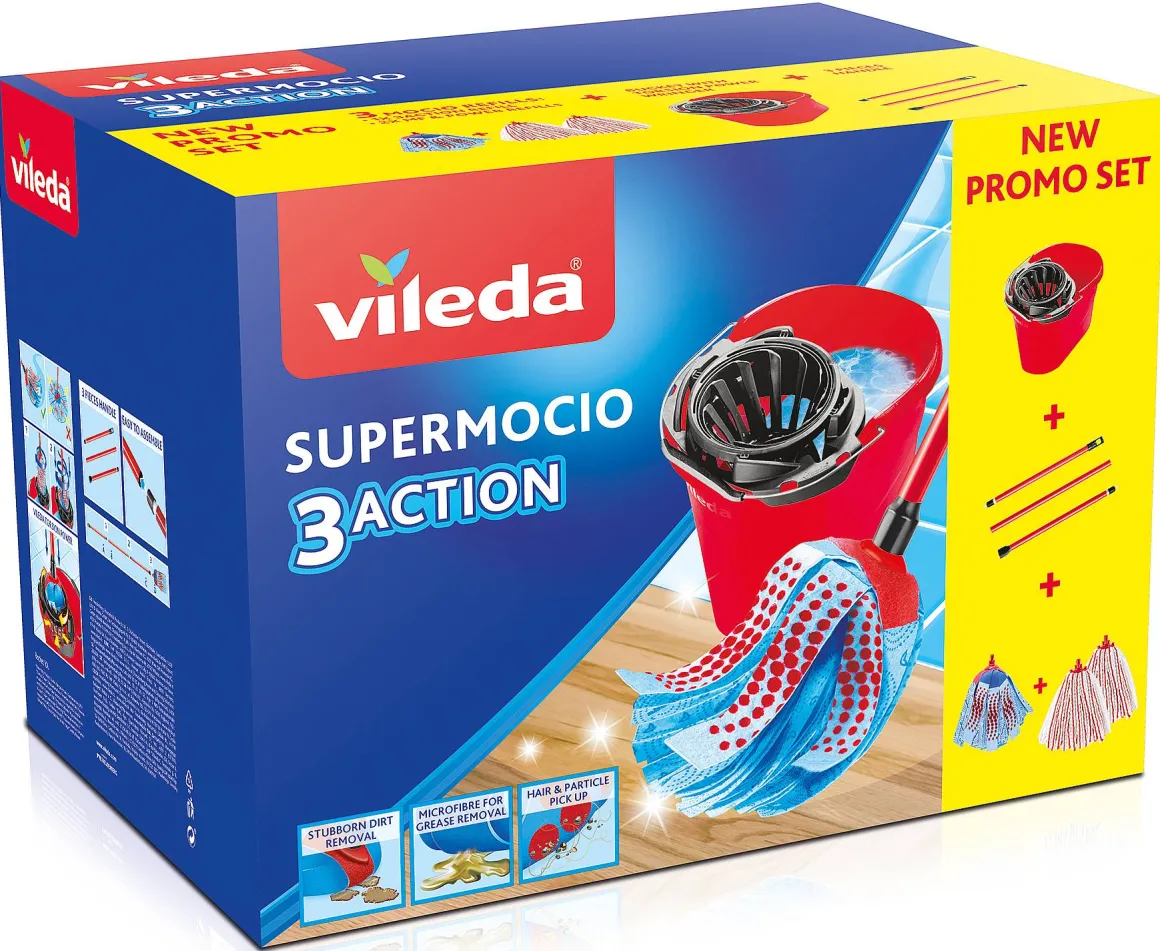 Vileda Supermocio Mopset Box