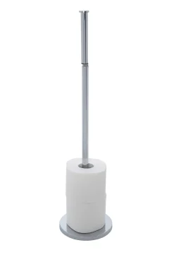 Wenko Staande Toiletrolhouder 2-In-1 Rvs Glanzend