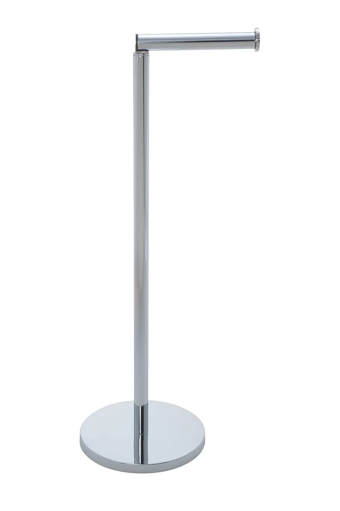 Wenko Staande Toiletrolhouder 2-In-1 Rvs Glanzend