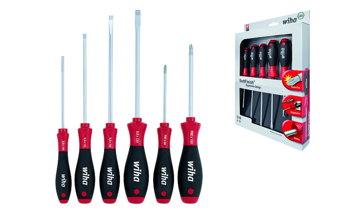 Wiha Schroevendraaierset Softfinish 07153 – 6 Stuks