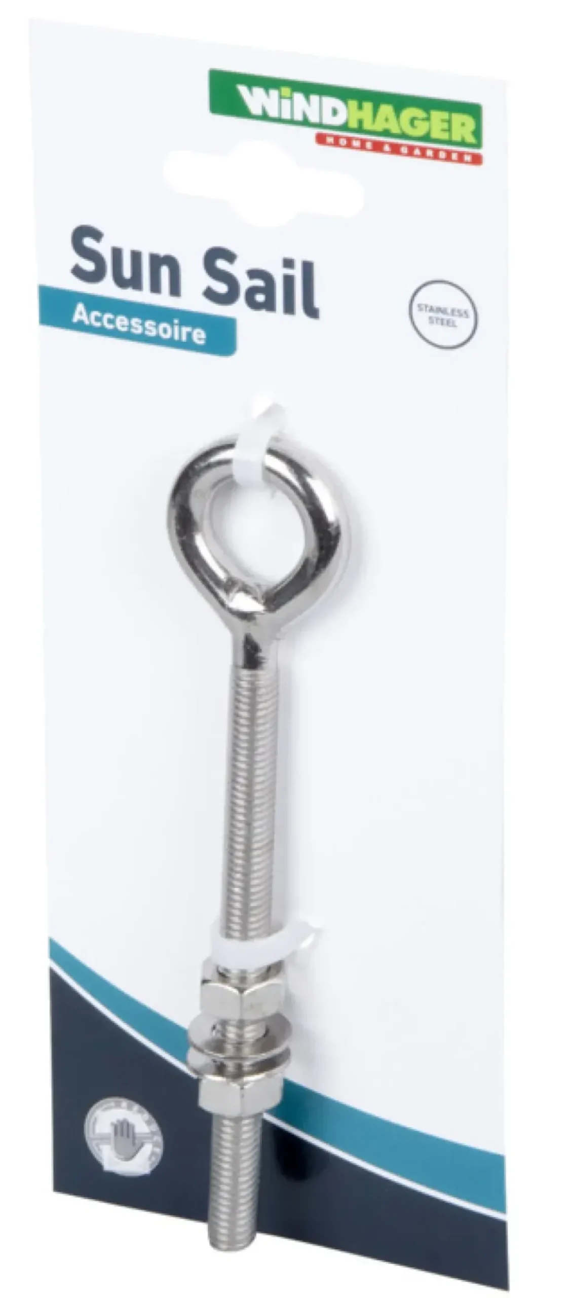 Windhager Eyelet Roestvrij Staal Sun Sail