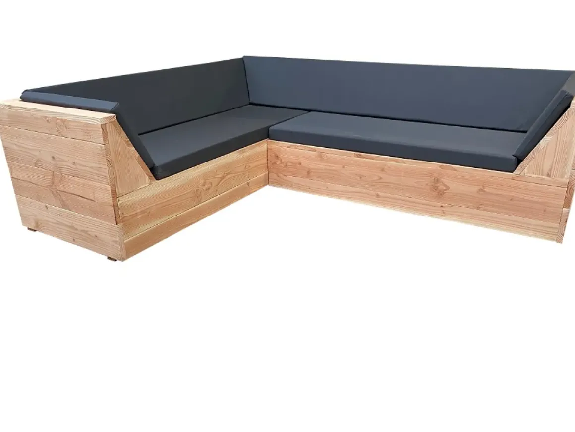 Wood4You-Loungeset 6 Douglas 210X210 Cm-Incl Kussens
