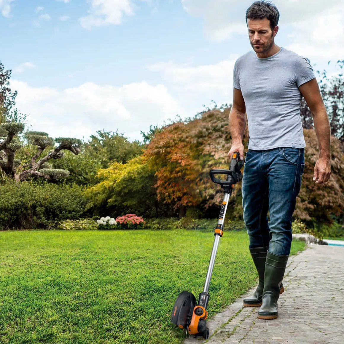 Worx Accu Grastrimmer Wg163E.9 20V (Zonder Accu)