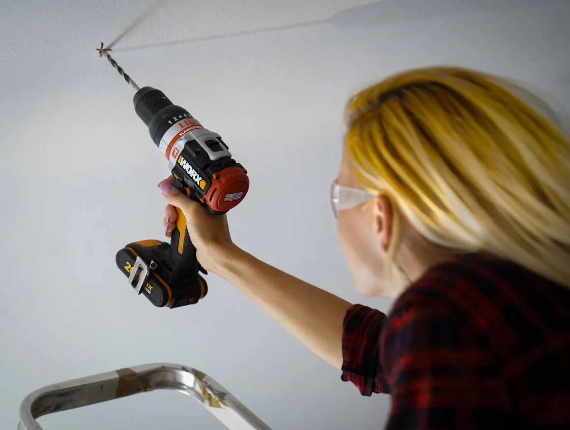 Worx Accuboormachine Met Klopfunctie Wx354.9 20V (Zonder Accu)