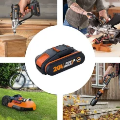 Worx Batterij + Lader Wa3601 20V 2Ah
