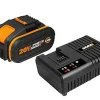 Worx Batterij En Lader Starterset Wa3609 20V 4Ah