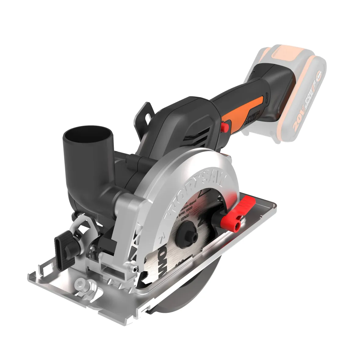 Worx Cirkelzaag Wx531.9 20V (Zonder Accu)