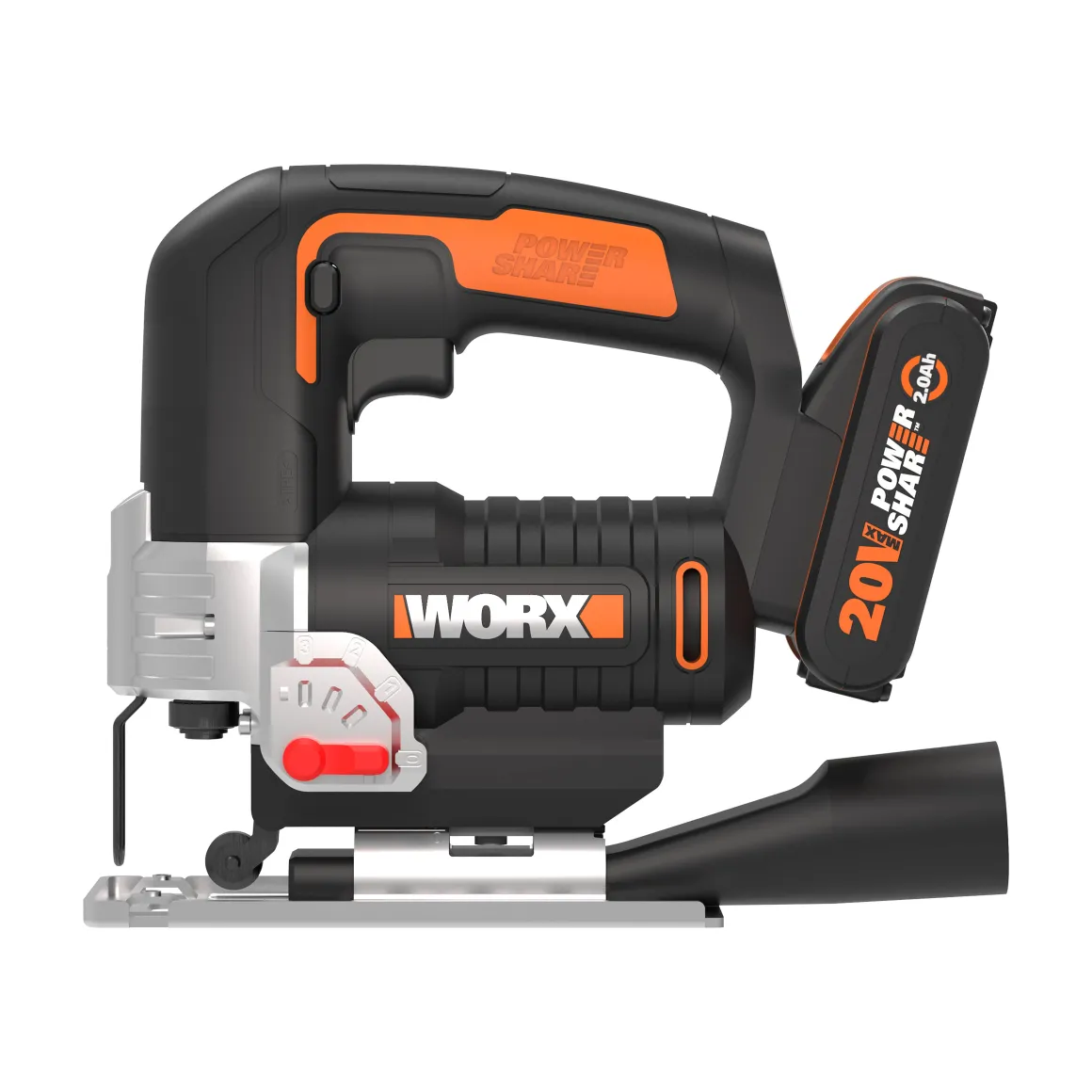 Worx Decoupeerzaag Op Accu Wx543 20V (1 Accu)