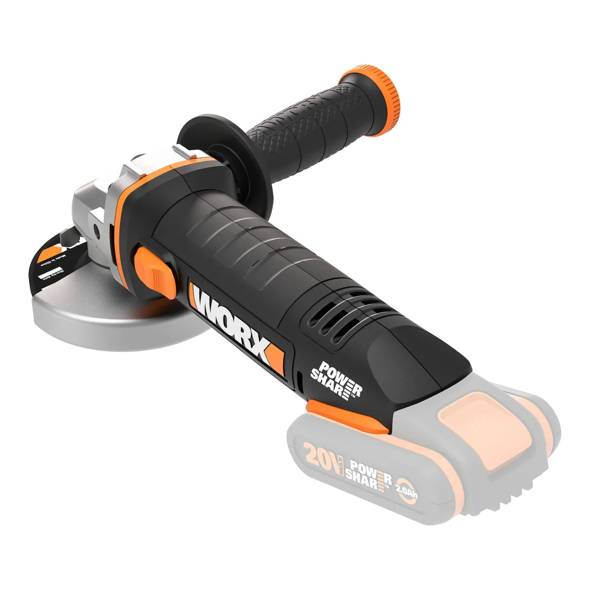 Worx Haakse Slijper Wx800.9 20V (Zonder Accu)