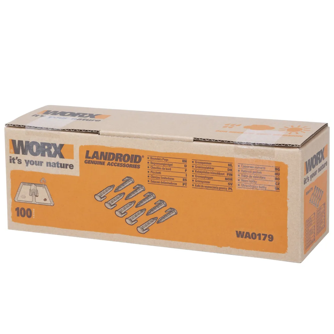 Worx Haken Voor Begrenzingsdraad Wa0179 – 100 Stuks