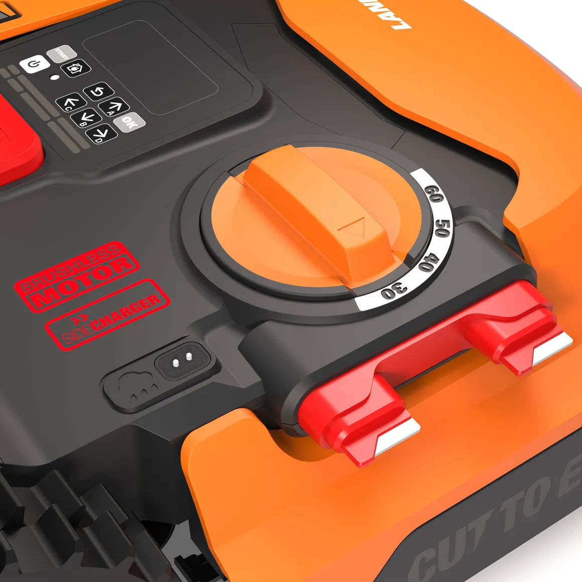 Worx Robotmaaier Landroid M700 - 20V Accu - Voor Gazons Tot Ca. 300M² - Maaibreedte 180Mm - Incl. Laadstation En 150M Terreinafbakeningskabel