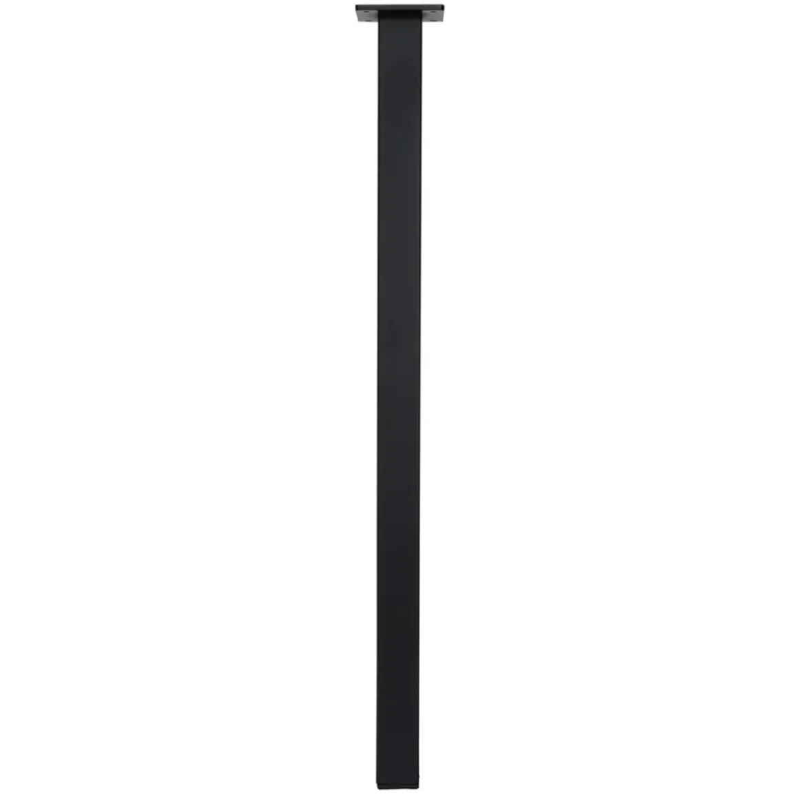 Zwarte Tafelpoot Vierkant - 40 X 40 X 720 Mm